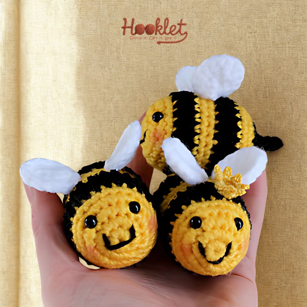 Free Bee Amigurumi Crochet Pattern (PDF)