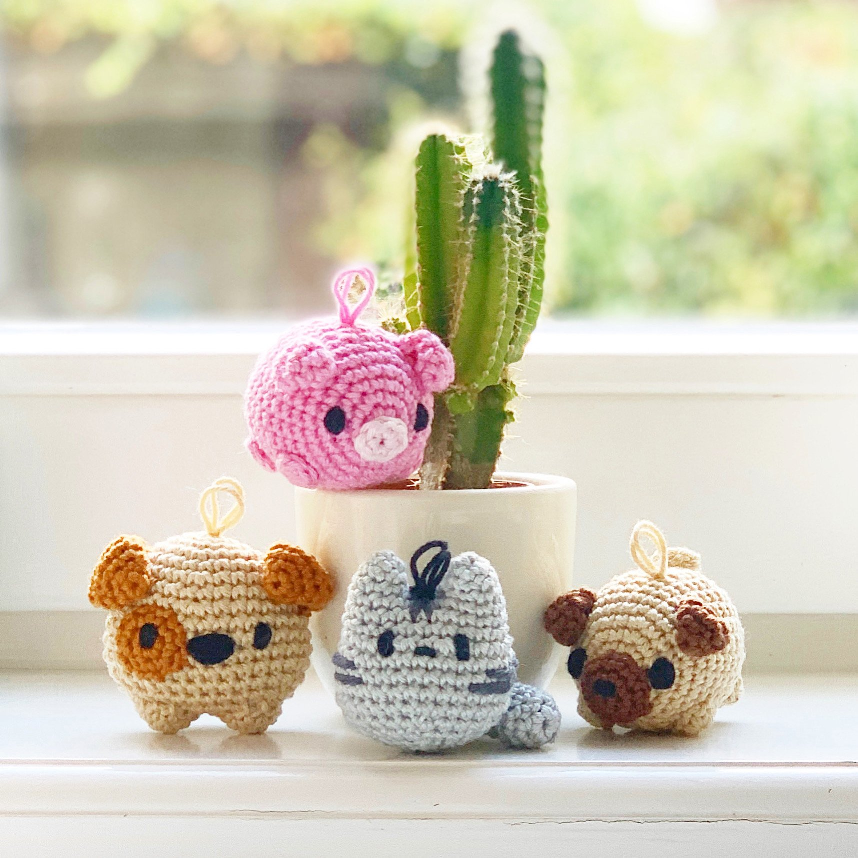 Finished crochet cat plush – beginner amigurumi pattern PDF - Hooklet